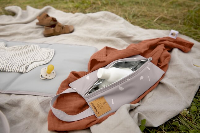 Lässig Koeltas Insulated Pouch Blocks taupe