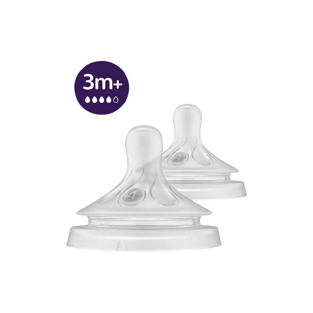 Philips AVENT Tétine Natural Response débit rapide - 2 pièces