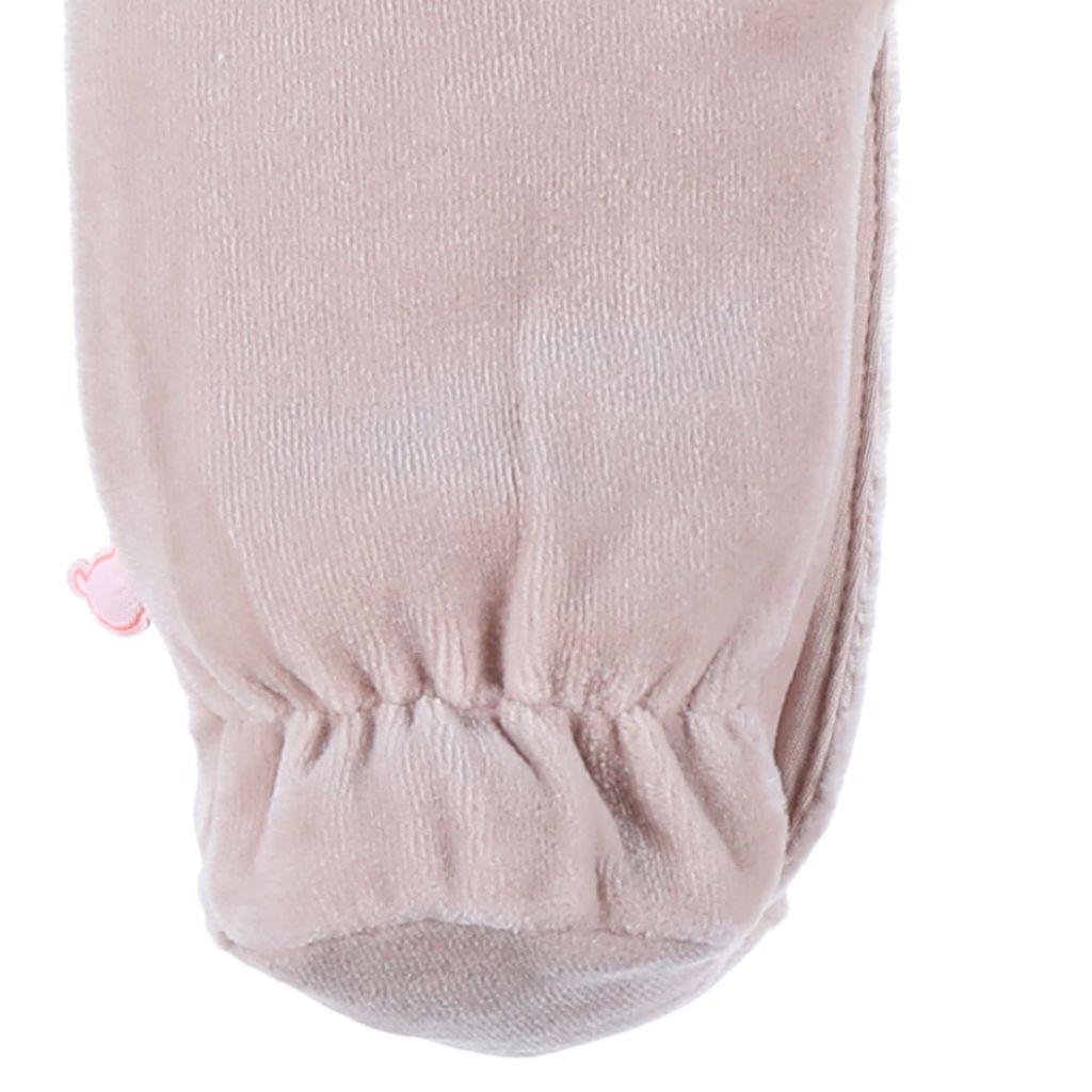 Noukie's Pyjama Fluweel Nappy cat uniseks roze