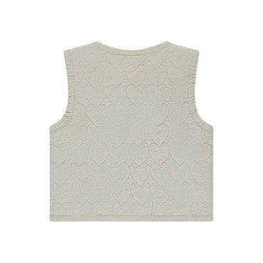 Babyface Gilet Pour Filles Ivoire Et Beige