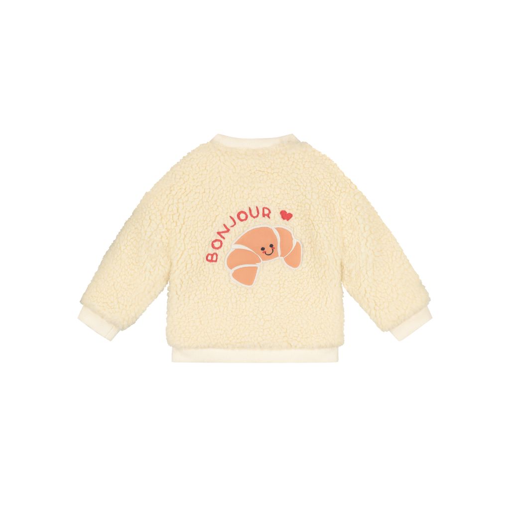 Babyface Cardigan Teddy Filles Cream