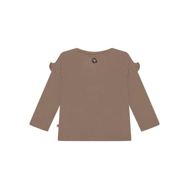BabyFace T-shirt met lange mouwen sepia