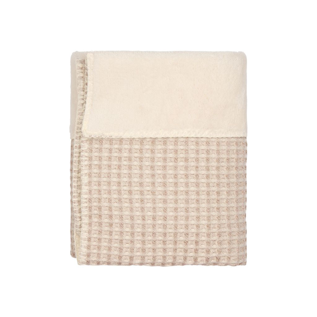 Koeka Couverture pour lit Gauffre / teddy oslo - 100 x 150 cm
