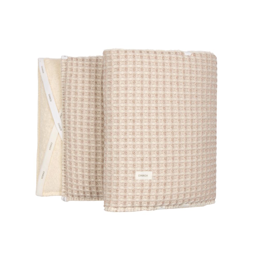 Koeka Parkomrander Wafel Amsterdam Crumble Beige - 32 x 185 cm