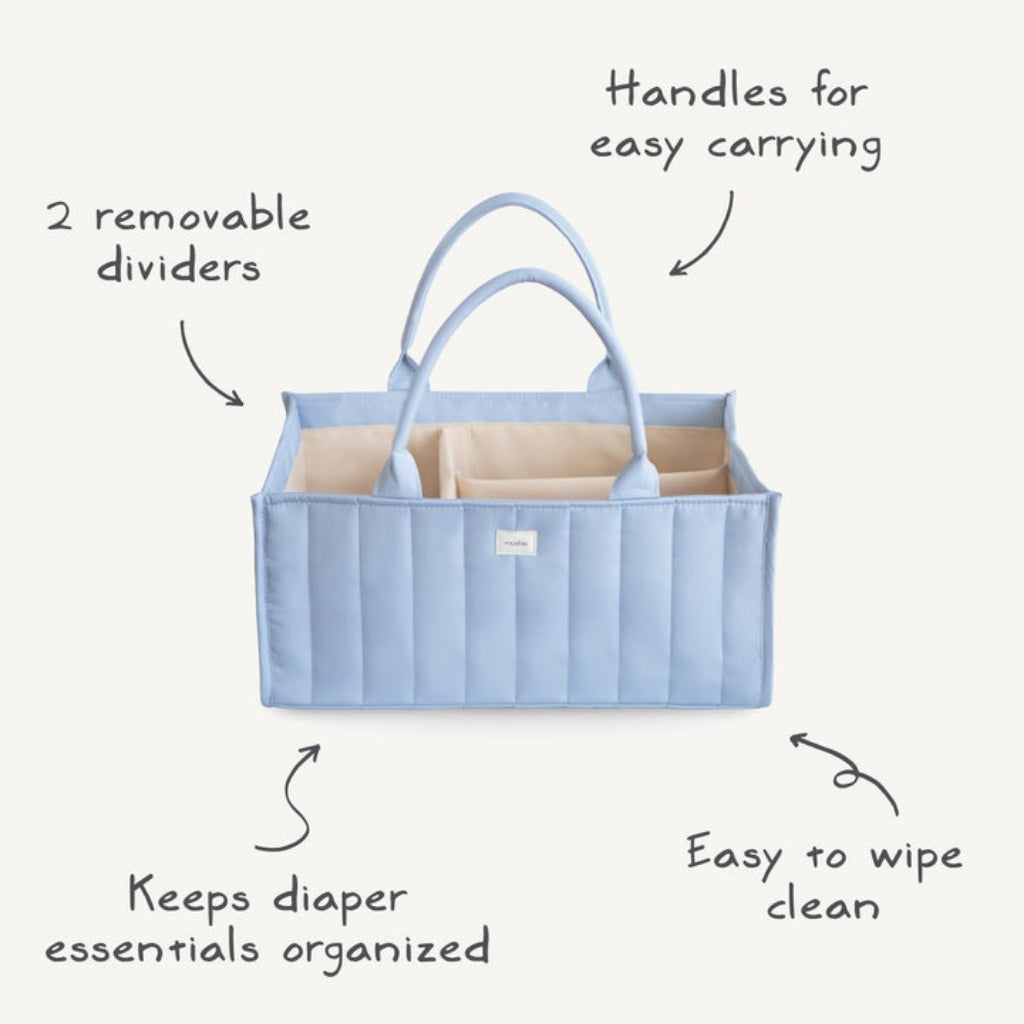 Mushie Luiertas Organizer Ivory