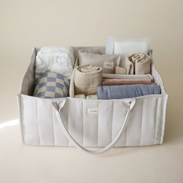 Mushie Luiertas Organizer Ivory