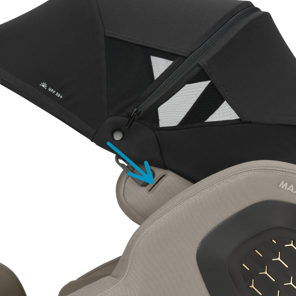 Maxi-Cosi Pare-soleil Pearl XL Slide Pro Noir