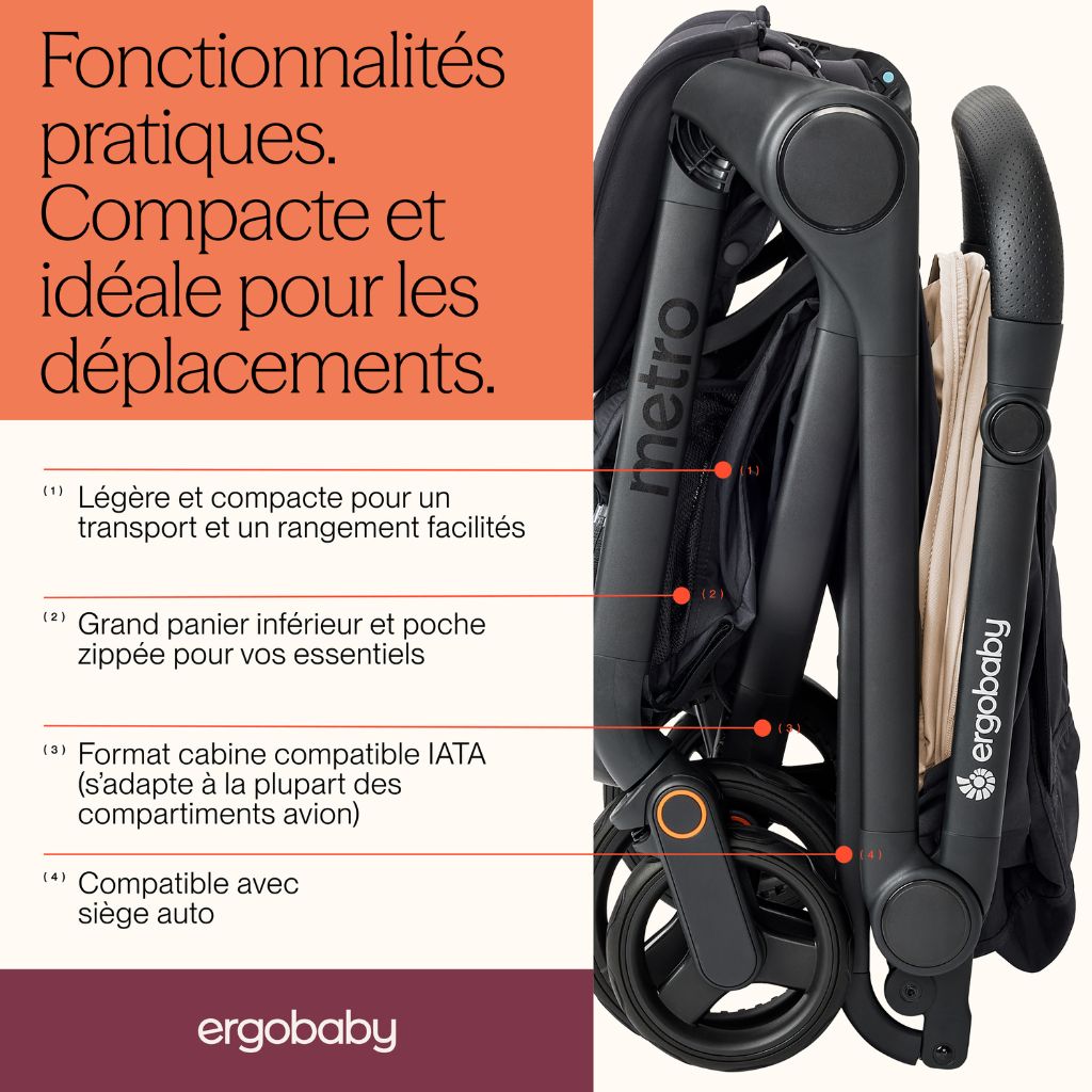 Ergobaby Buggy Metro 3 Natural Beige