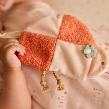 Jollein Doudou attache-tétine Pretty Picnic Ladybug