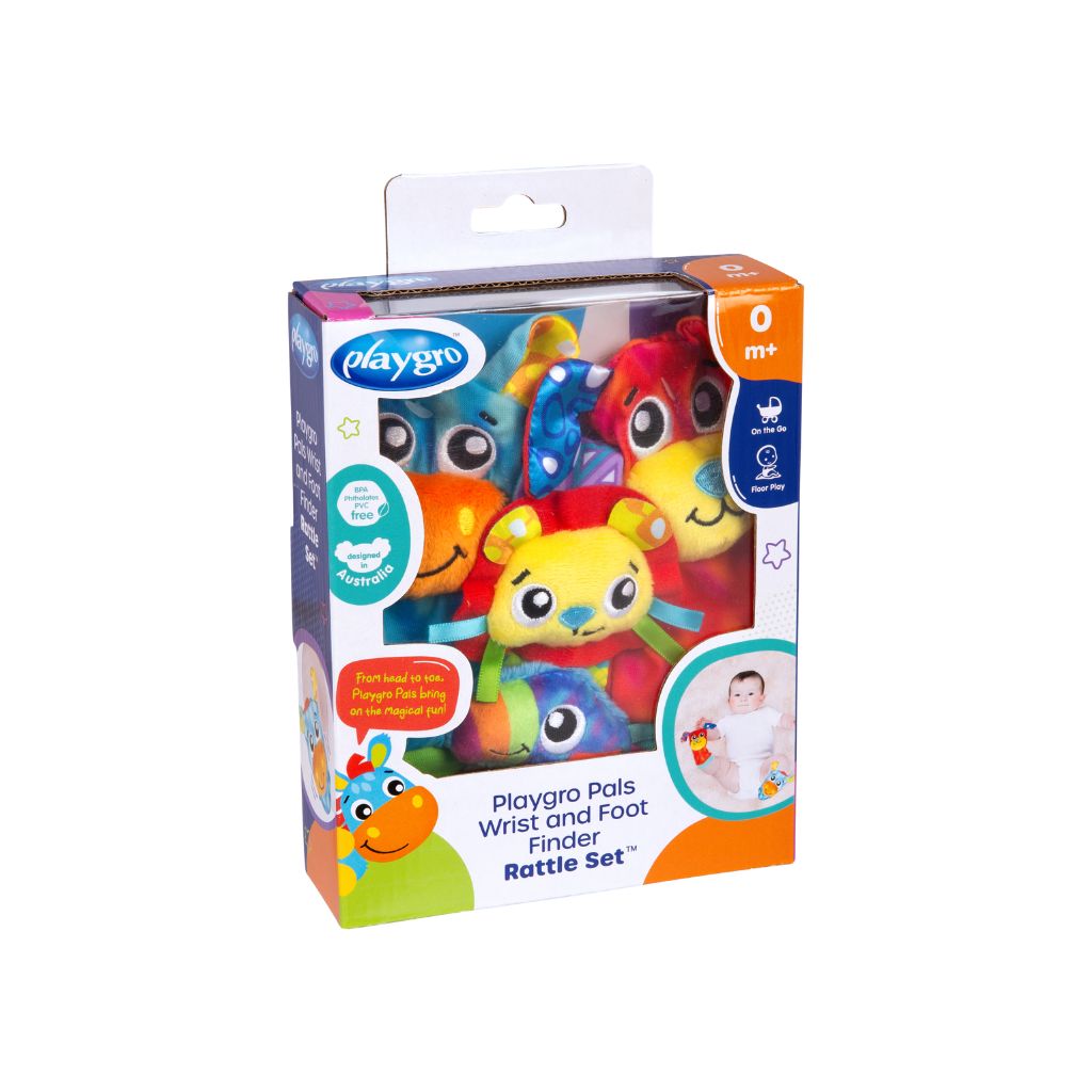 Playgro Set de hochets pour poignets et pieds