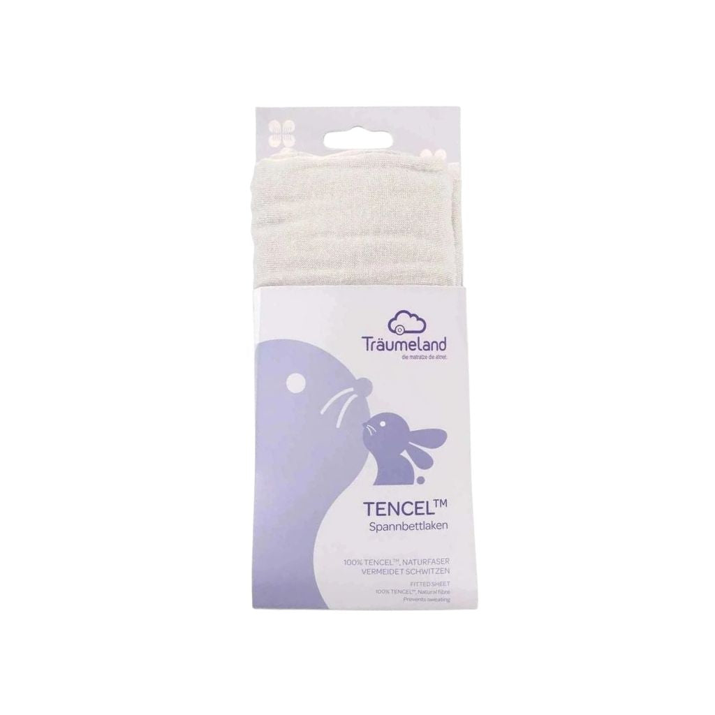 Träumeland Drap-Housse Tencel™ Coconut Milk Lg 75 x L 95 cm