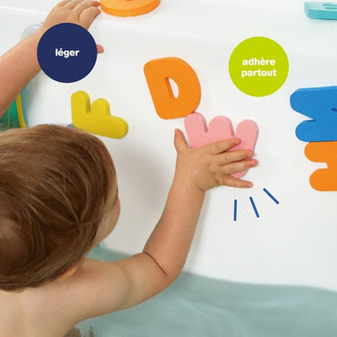 LUDI Jouets de bain Alphabet Multicolore