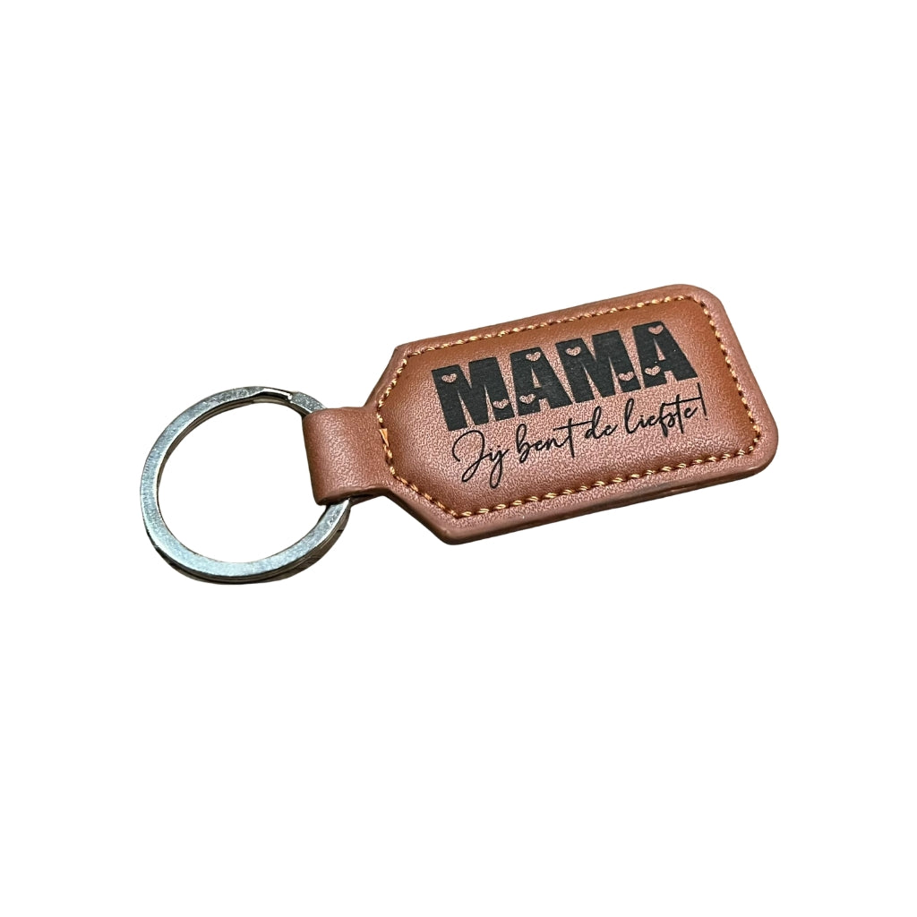 Dotti Porte-clés en Cuir "MAMA Jij Bent de Liefste"