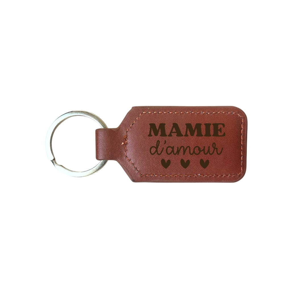 Dotti Porte-clés "Mamie d'amour" Brun