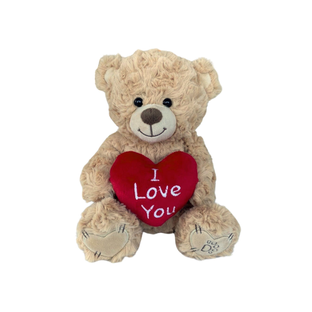 Dotti Beer Met Hart I Love You Beige 20 cm