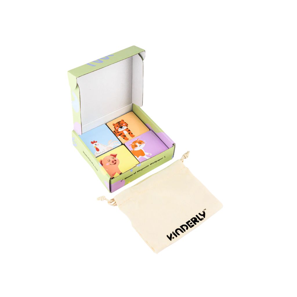 Kinderly Puzzle Magnétique d'animaux - 40 Pièces
