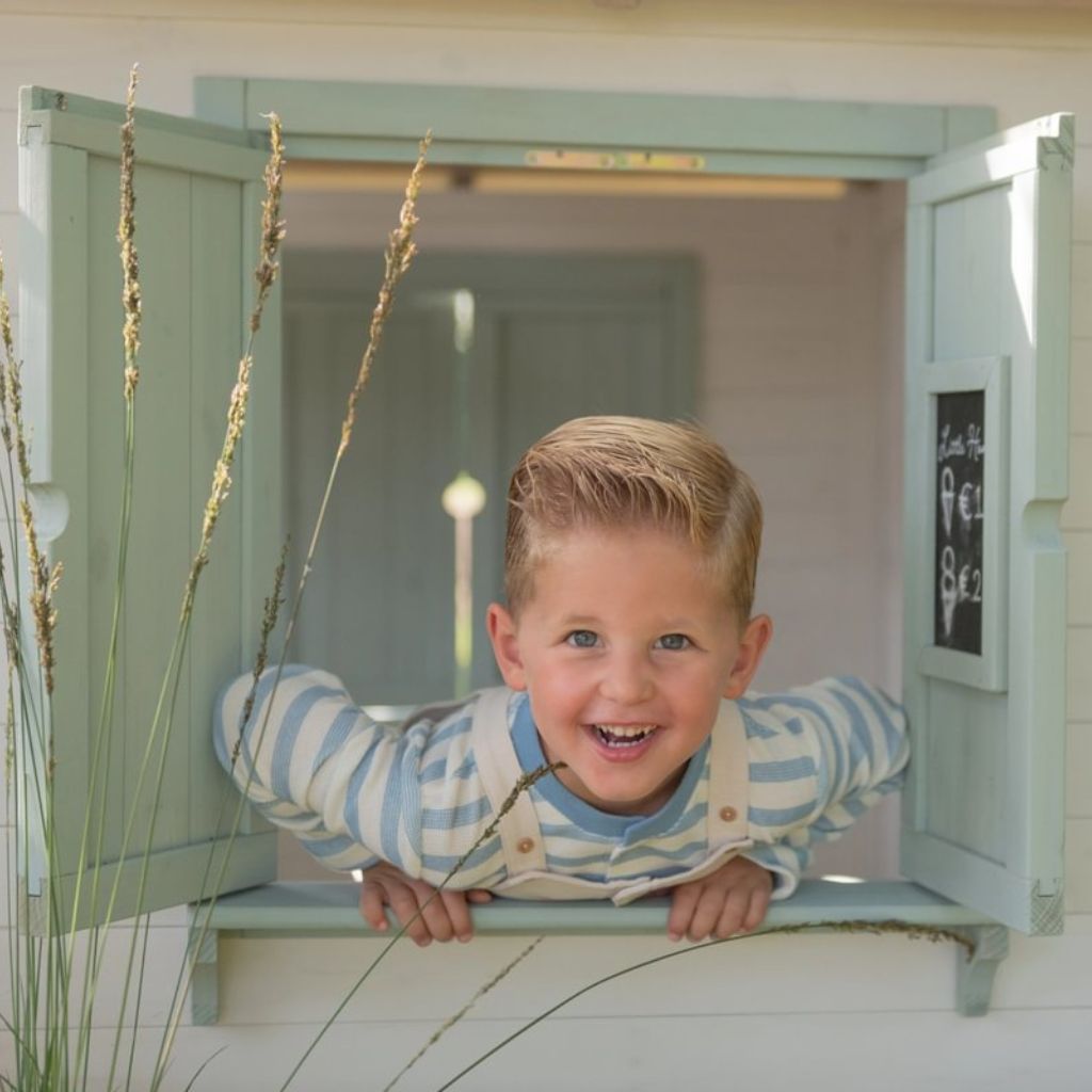 Little Dutch Houten Buiten Speelhuisje Wit