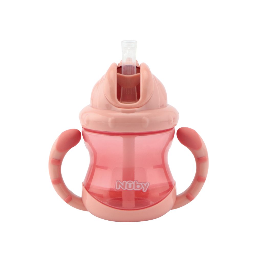Nûby Oefenbeker Met Rietje Flip-It Mystery Kleur / Design 240 ml - 1 Stuk