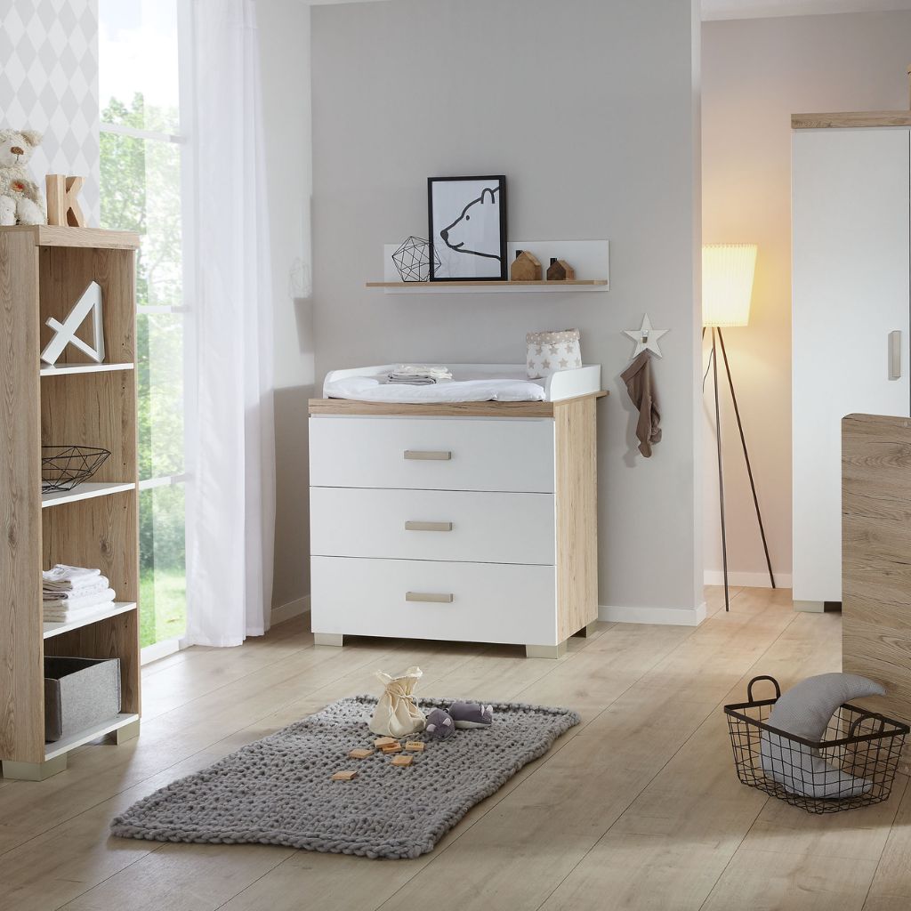 Transland Commode Hilja Eik Bordeaux Chalk-White