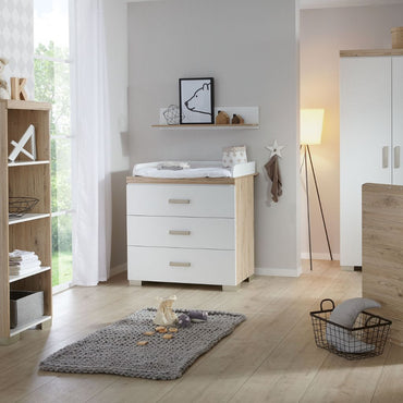 Transland Étagère Hilja Chêne de Bordeaux Chalk-White