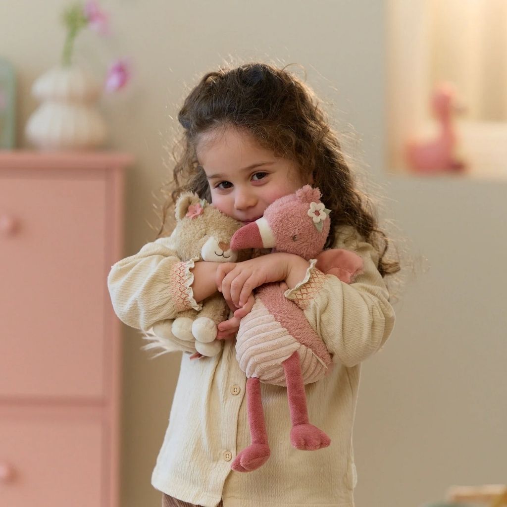 Little Dutch Peluche Safari Friends Flamant Rose 17 cm