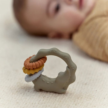 Little Dutch Anneau De Dentition Crocodile Vert