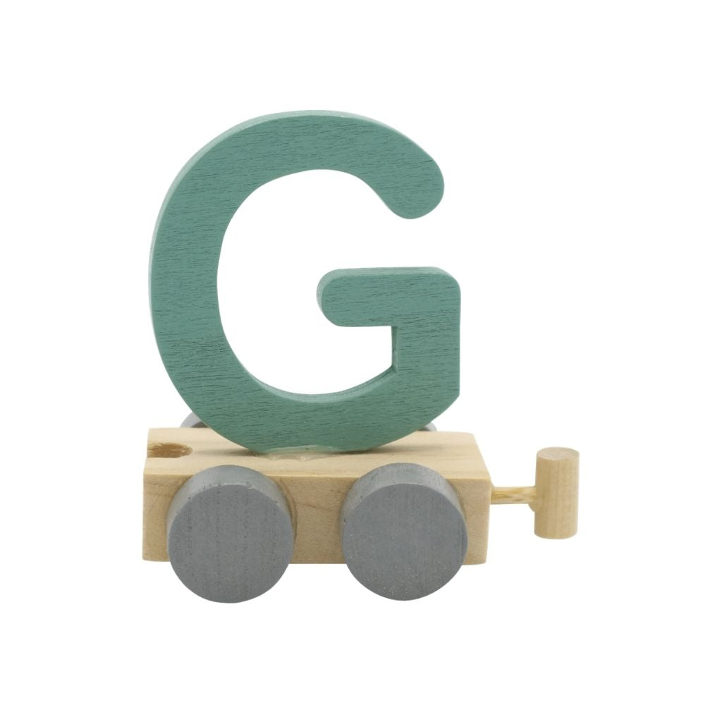 JEP! Lettre Train G Green Bois