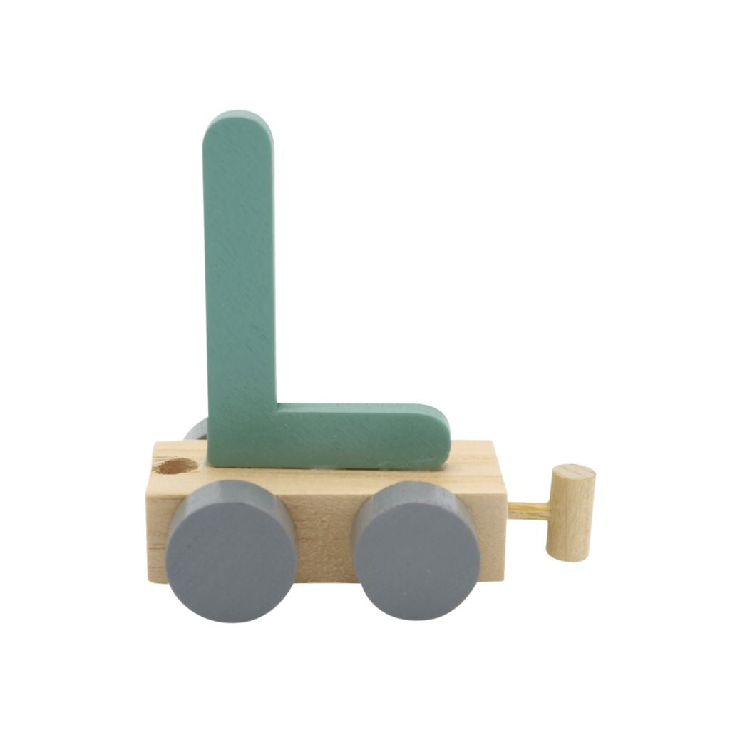 JEP! Lettre Train L Green Bois