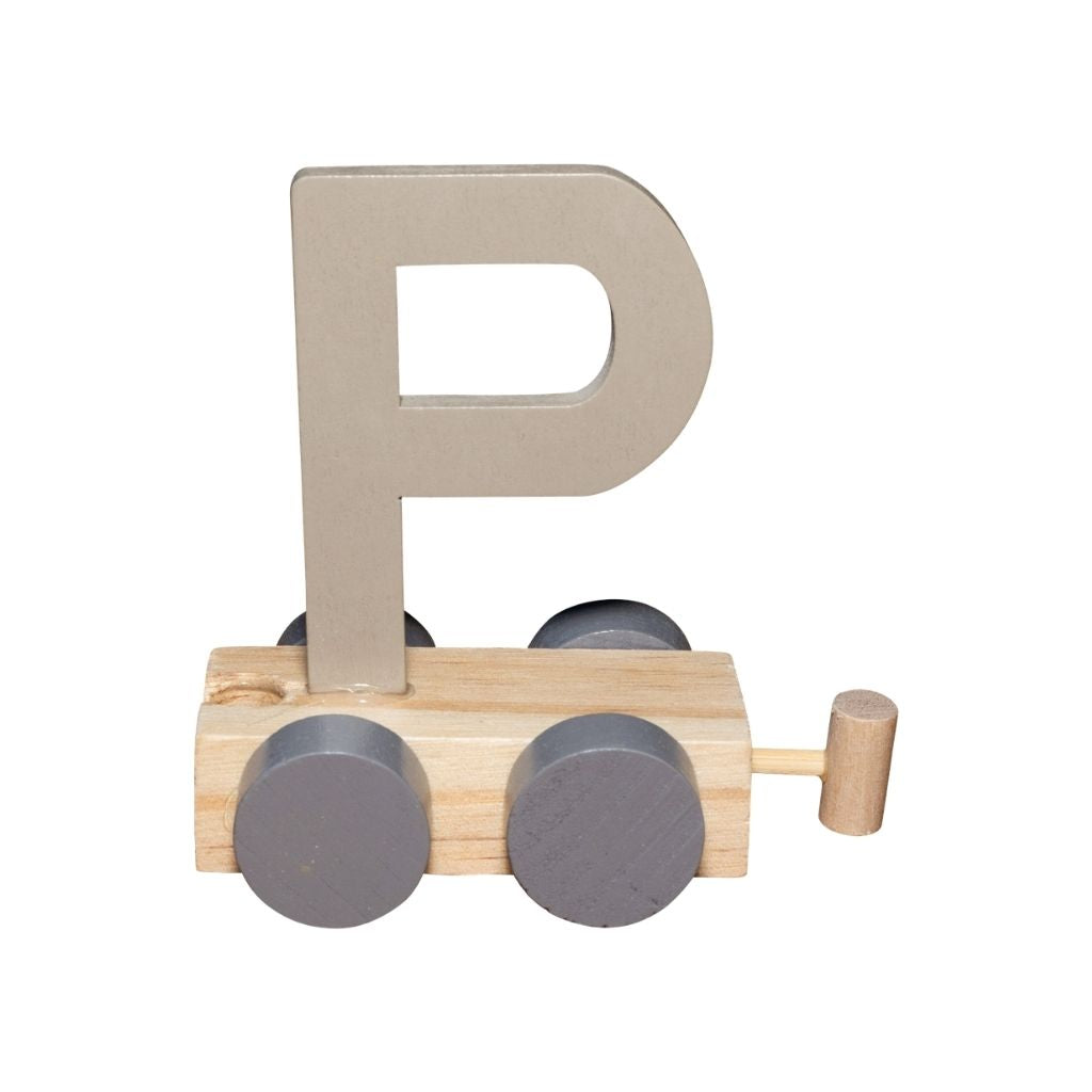 JEP! Lettre Train P Sand Bois