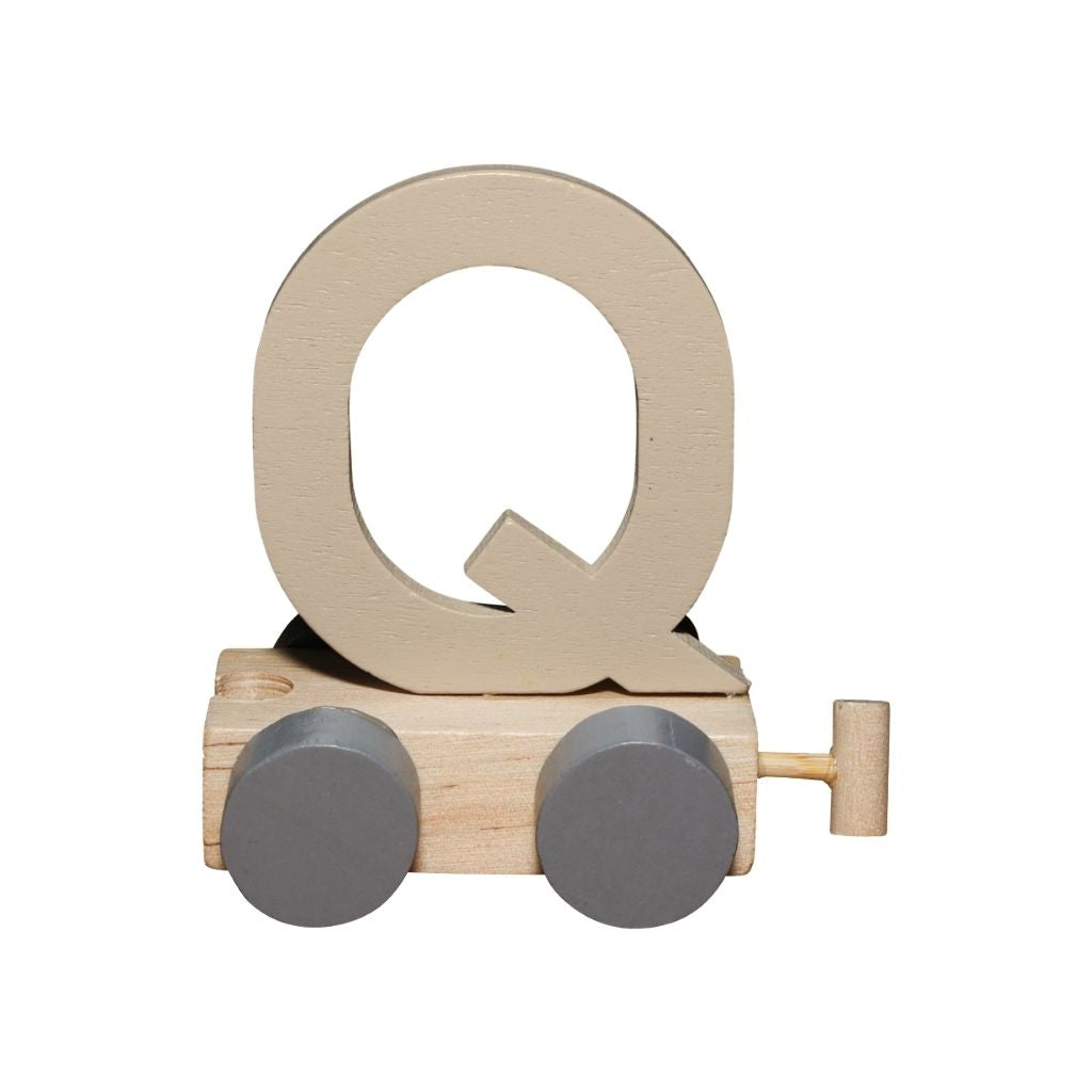 JEP! Treinletter Q Sand Hout