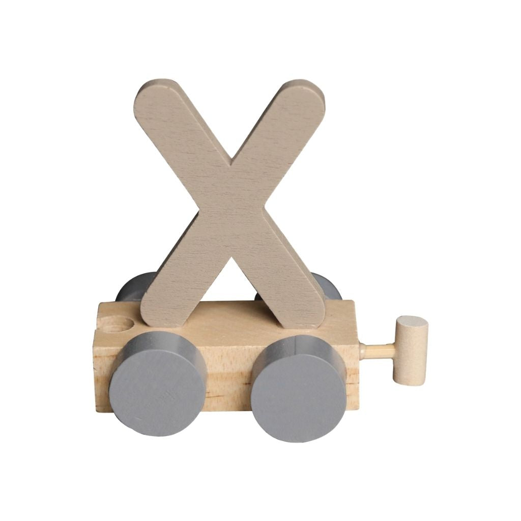JEP! Treinletter X Sand Hout