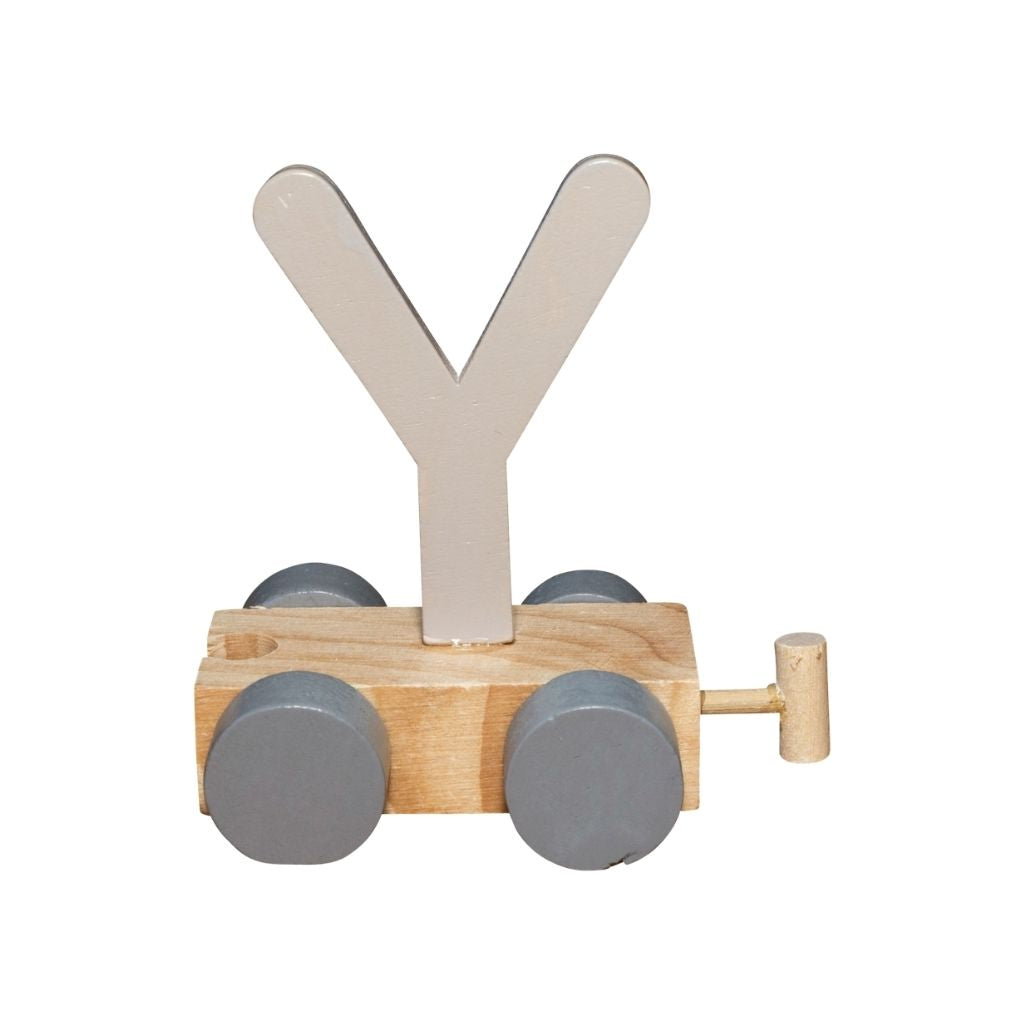 JEP! Treinletter Y Sand Hout