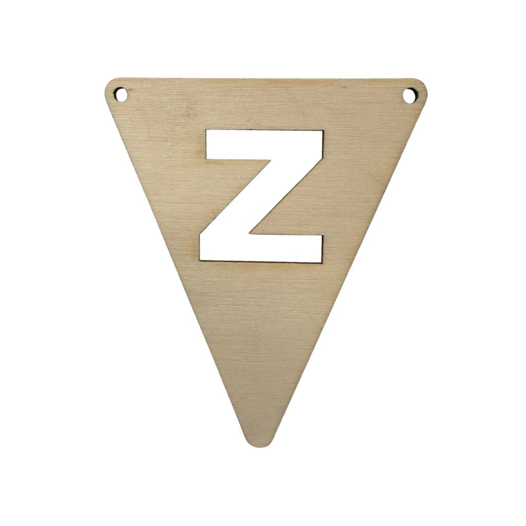 JEP! Lettervlagje Z Wood