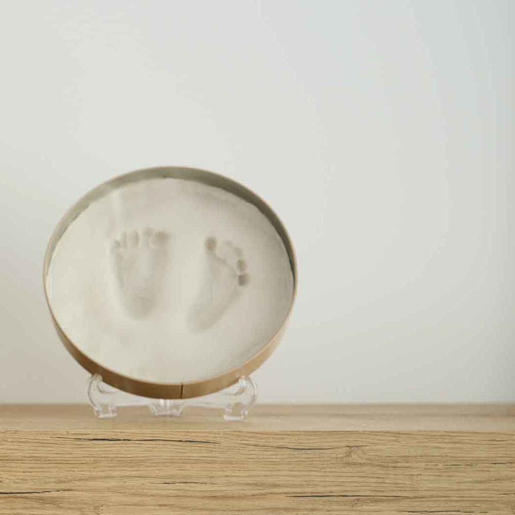 Dooky Handafdruk Nijntje Round Shape Tin Beige