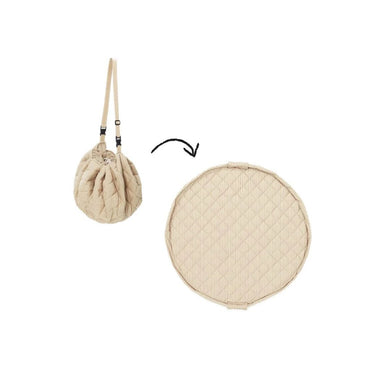 Play&Go Opbergzak / Speeldeken Noomad Stripes Brown