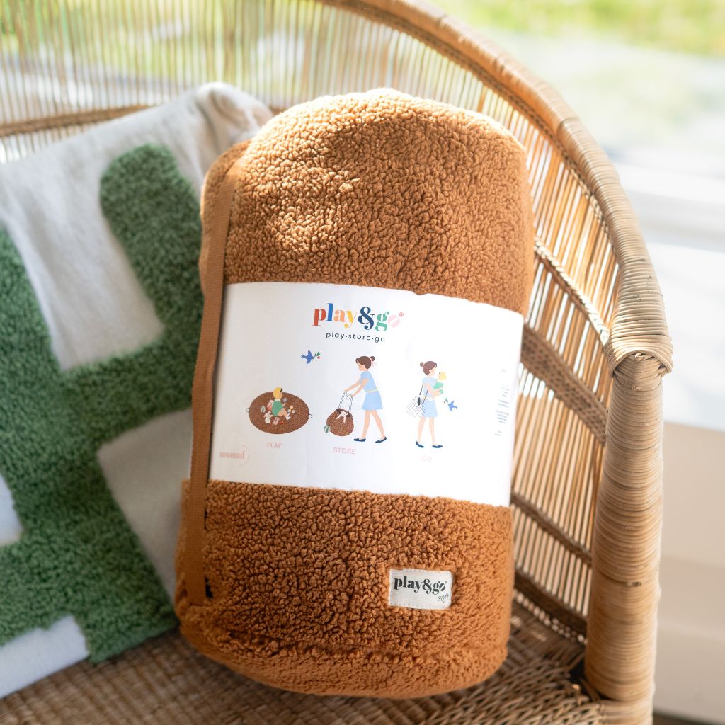 Play&Go Opbergzak / Speeldeken Noomad Brown Teddy