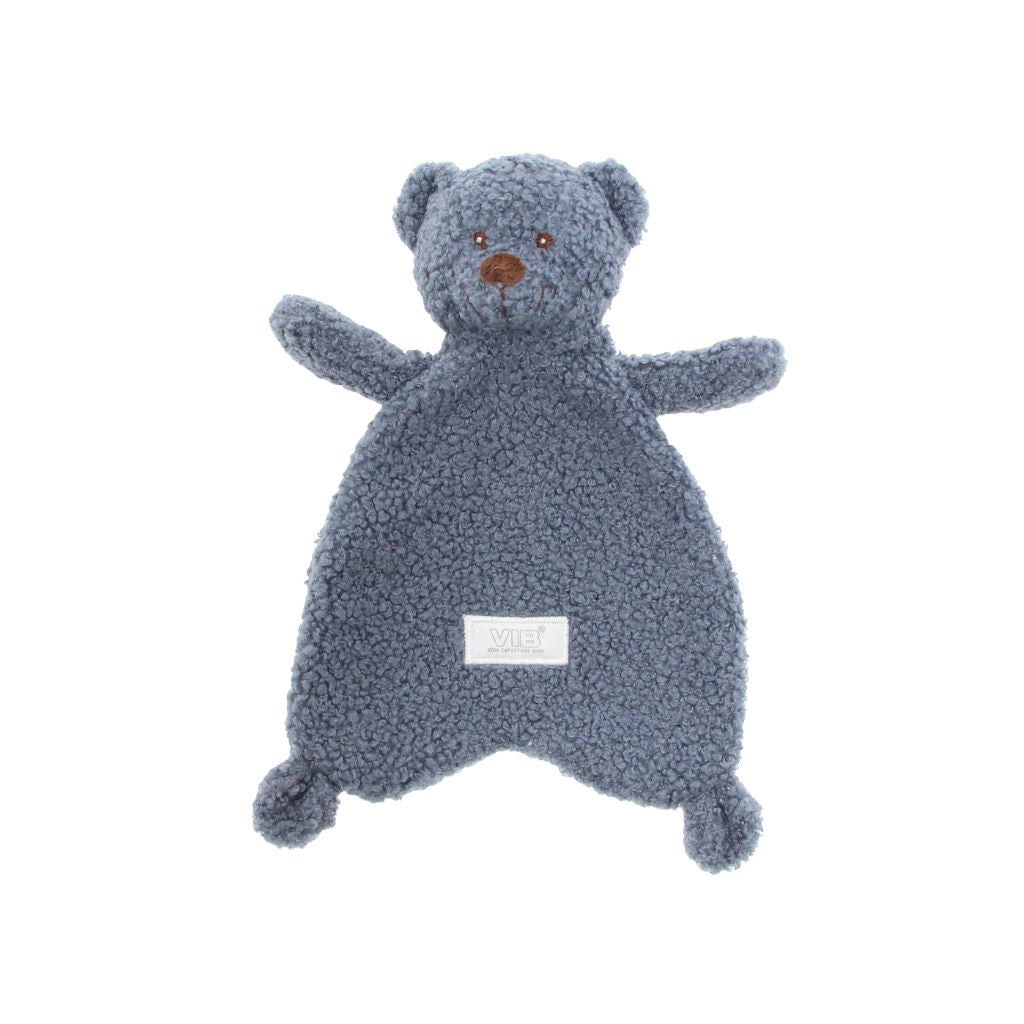 VIB Knuffeldoekje Teddy Dusty Blue