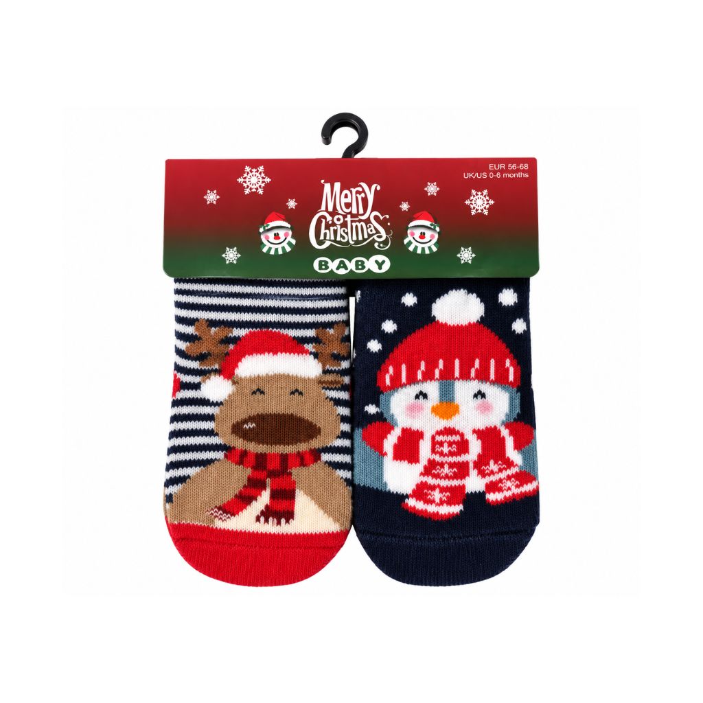 Chaussettes Merry Christmas - 2 Paires