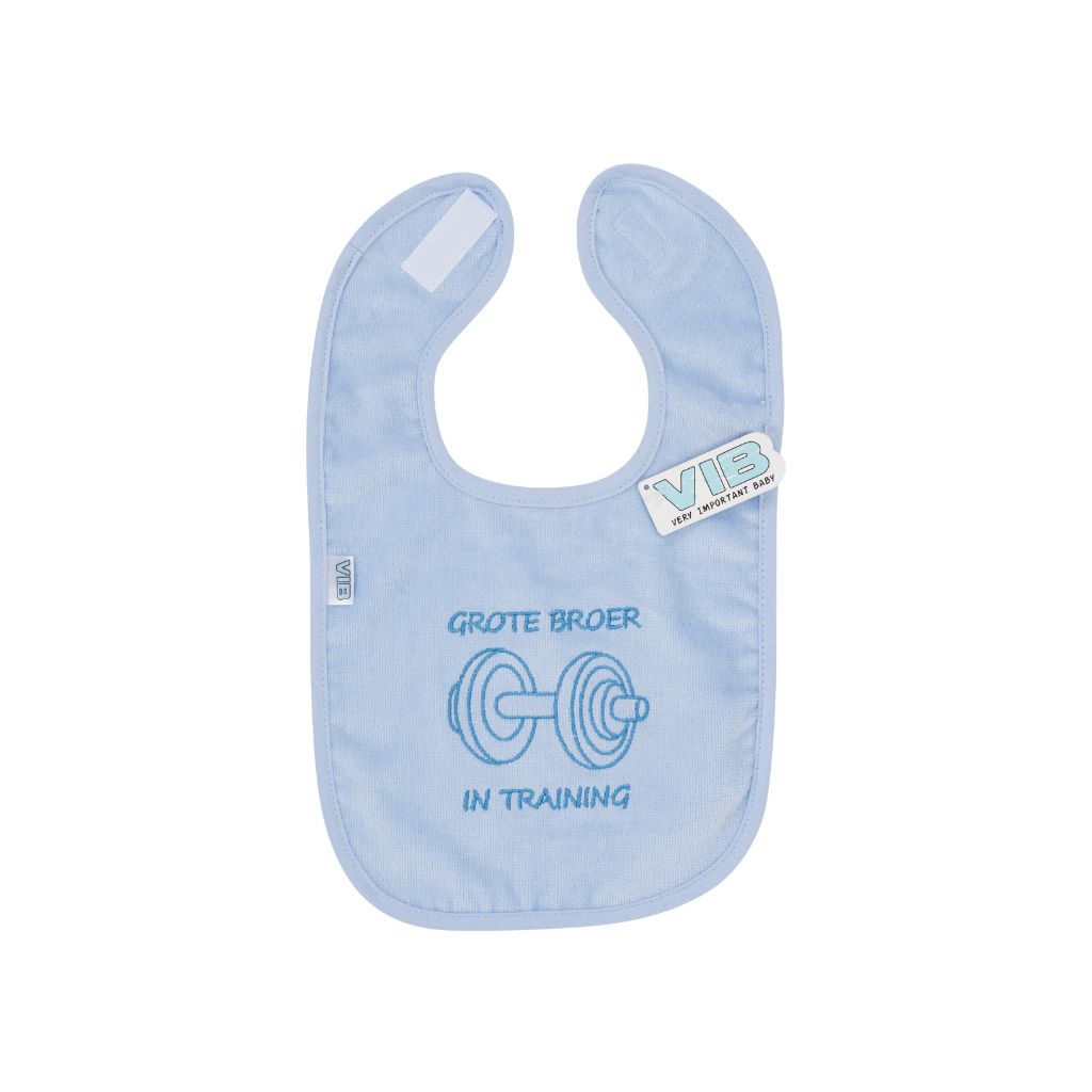 VIB Slabbetje "Grote Broer In Training" Light Blue