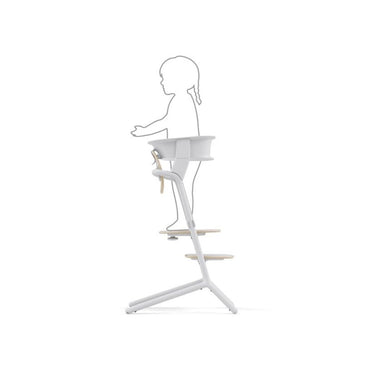 Cybex Tour De l'apprentissage Pour Chaise Haute Lemo All White