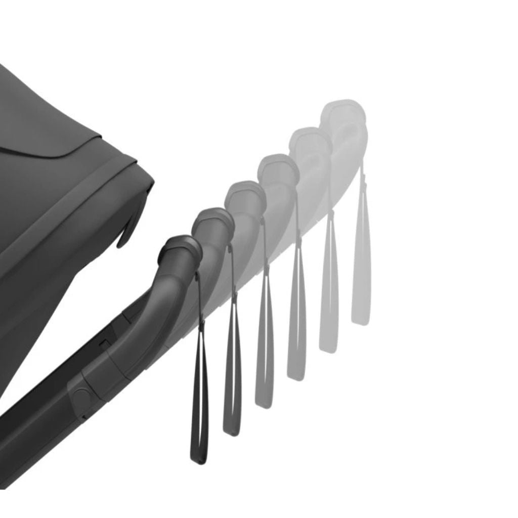 Thule Pousette 3 en 1 Charm Black + Nacelle Black + Siège-auto Groupe 0+ Maple Black + Adaptateur pour siège-auto