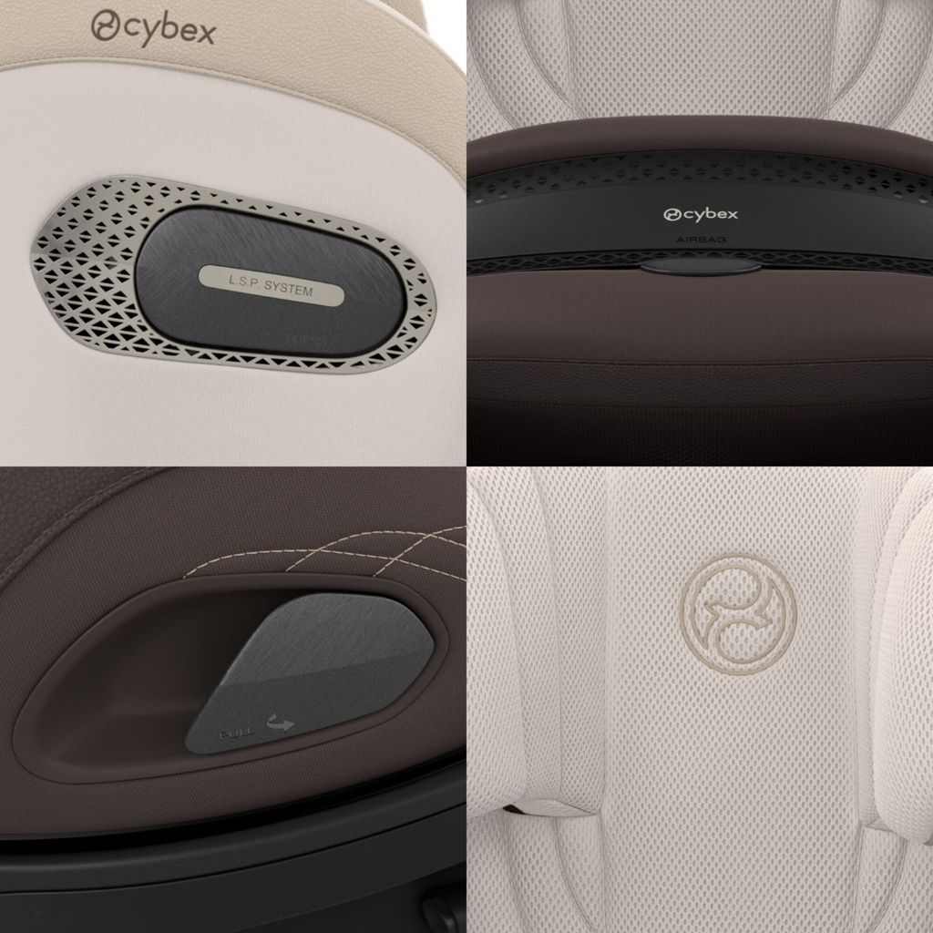 Cybex Siège Auto Anoris S Style Groupe 1/2/3 Amber Brown