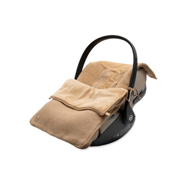 Jollein Voetenzak Voor Draagbare Autostoel Groep 0+ Basic Knit Hazel
