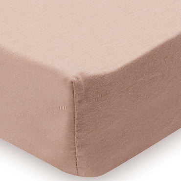Jollein Hoeslaken Voor Wieg Jersey Light Terra / Oatmeal B 40 / 50 x L 80 / 90 cm – 2 Stuks