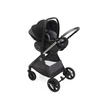 Chicco 3-in-1 Kinderwagen Bellagio 2 Black + Draagmand Black + Draagbare Autostoel Groep 0+ First Seat Recline i-Size Black