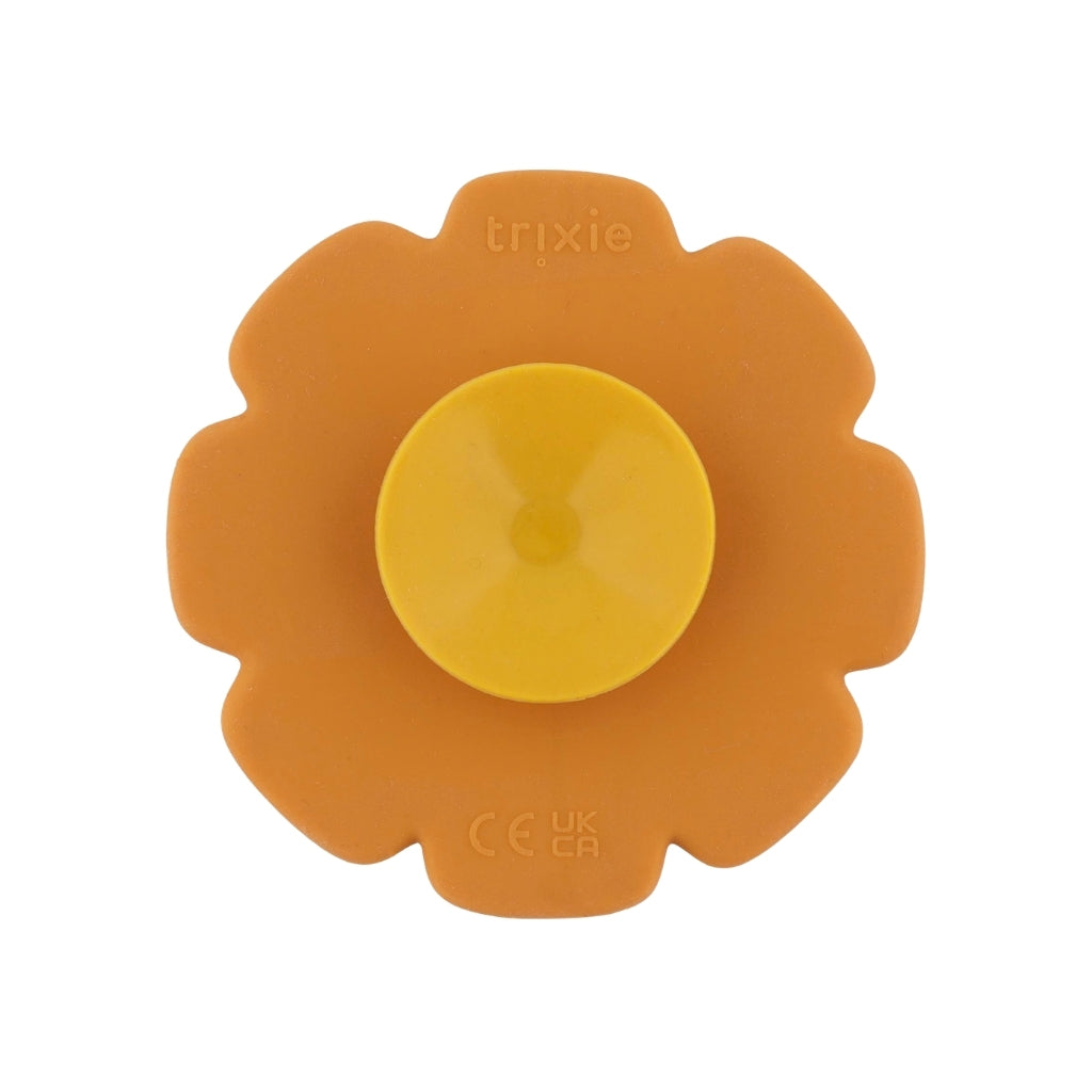 Trixie Spinner Siliconen Met Zuignap Mr. Lion Yellow