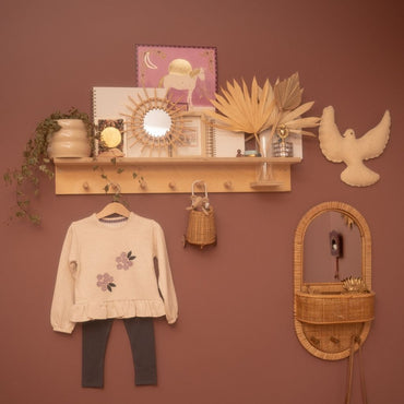 Dirkje Set 2 - Delig Sweater Tregging Meisjes Oatmeal Melee