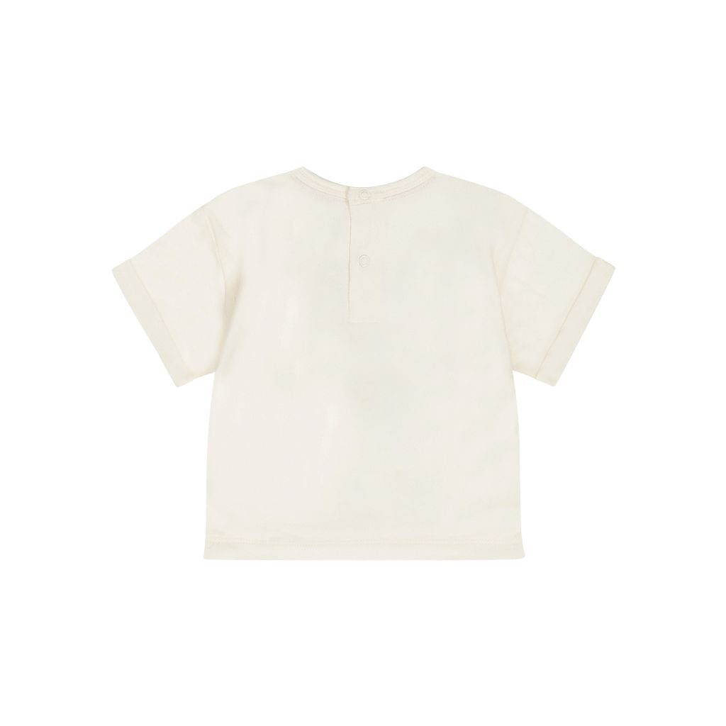 Dirkje T-shirt à Manches Courtes Coupe Ample Blanc Cassé Pour Filles