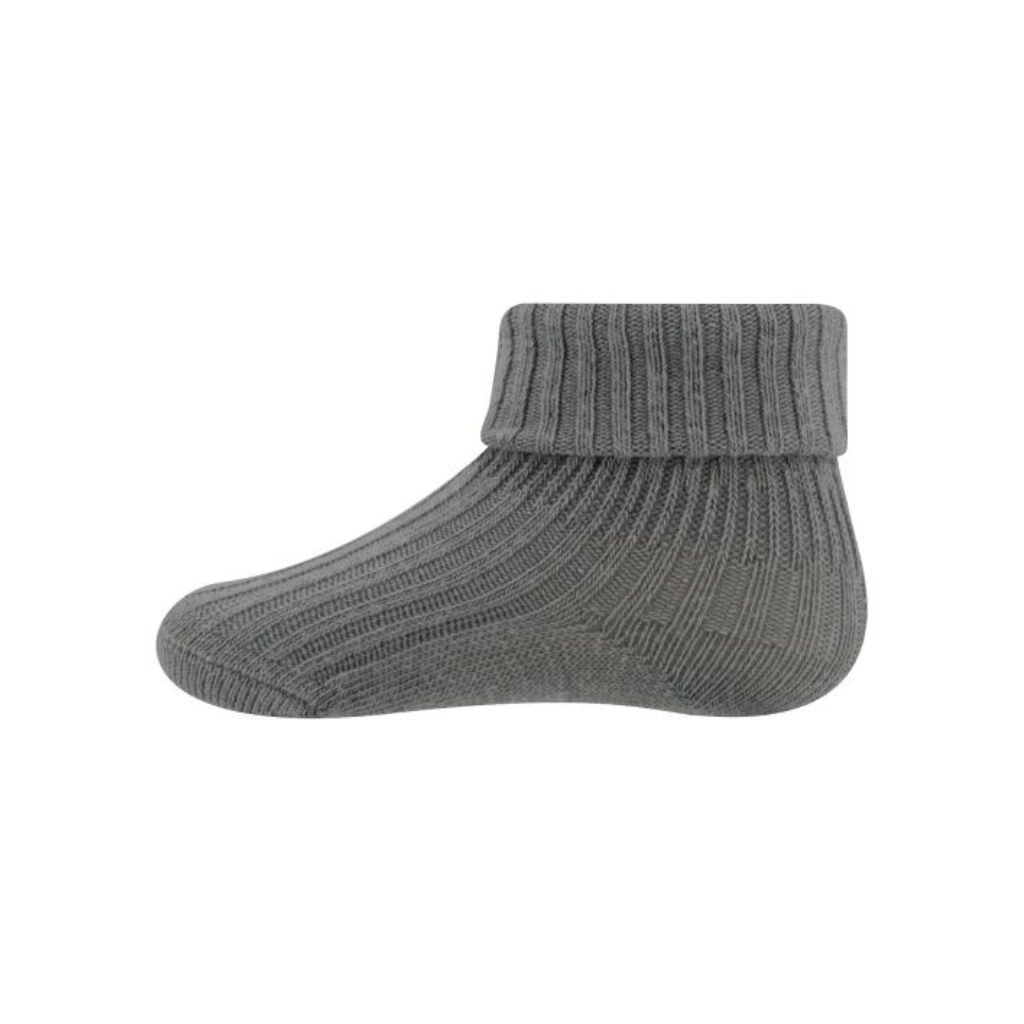 Ewers Sokken Rib Newborn ONESIZE grijs