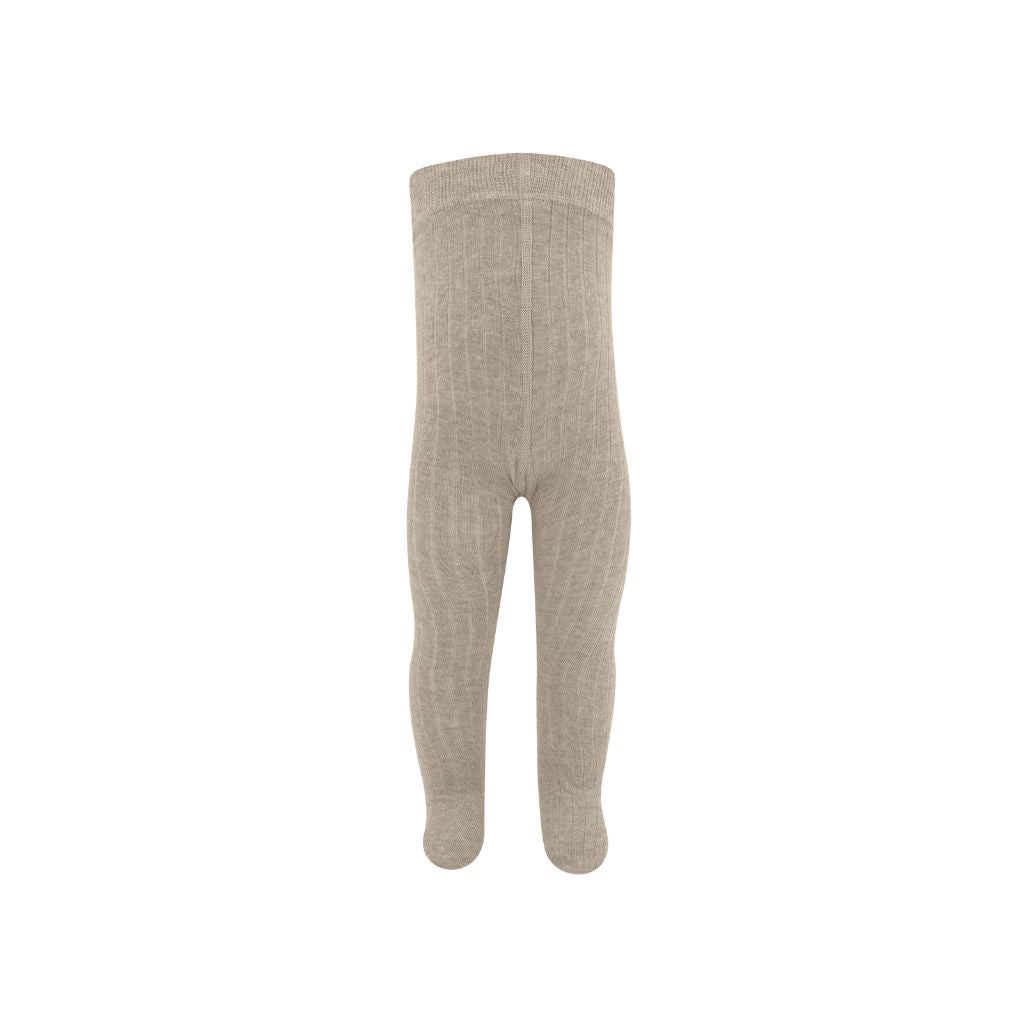 Ewers Broekkousen Rib Uni Donker Beige Uniseks